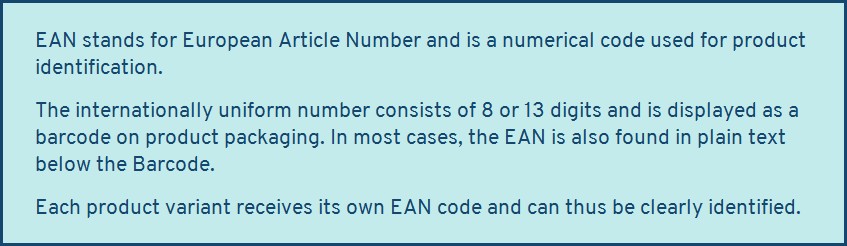 Infobox EAN Code